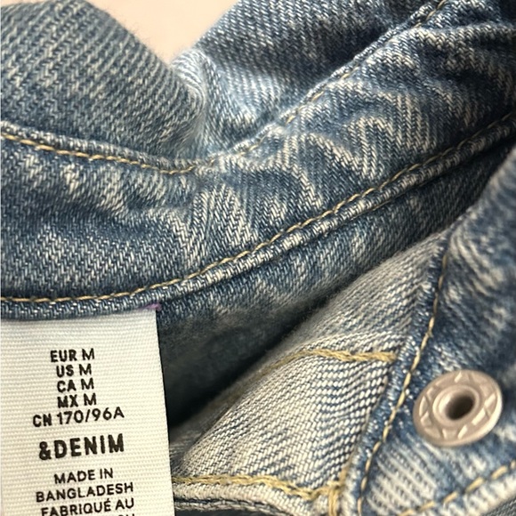 NWOT H&M denim dress (sz M) - Picture 4 of 6